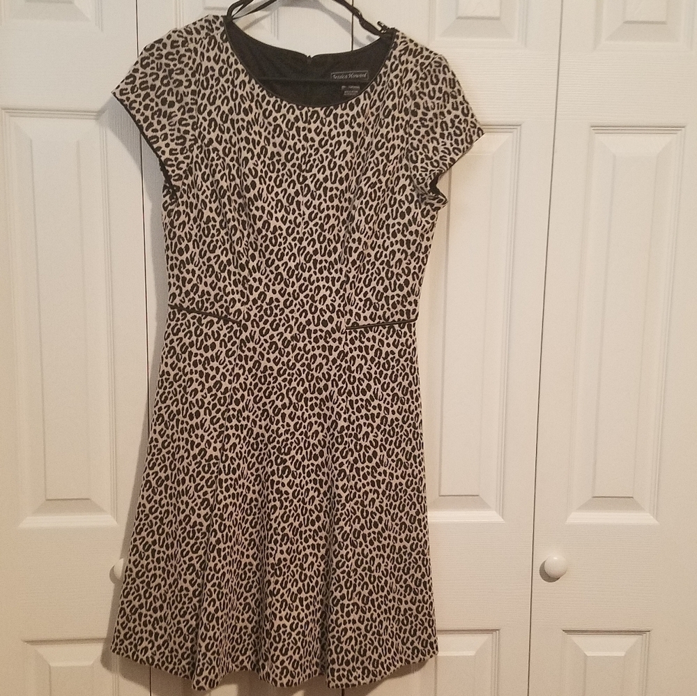 Jessica Howard leopard print knit dress (A2) - Picture 1 of 4